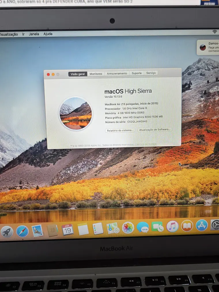 Peças do Macbook A1466 - Emc 2925 - 2015 - 4CA 1