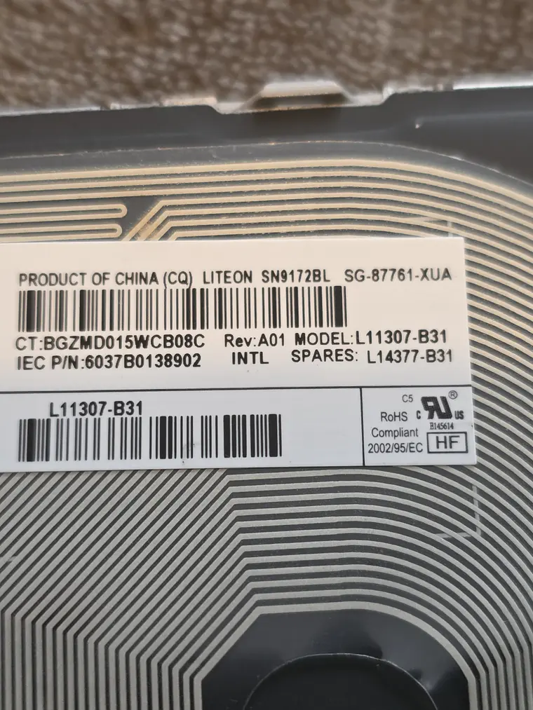 Teclado HP EliteBook c/ TrackPoint L11307-B31 3