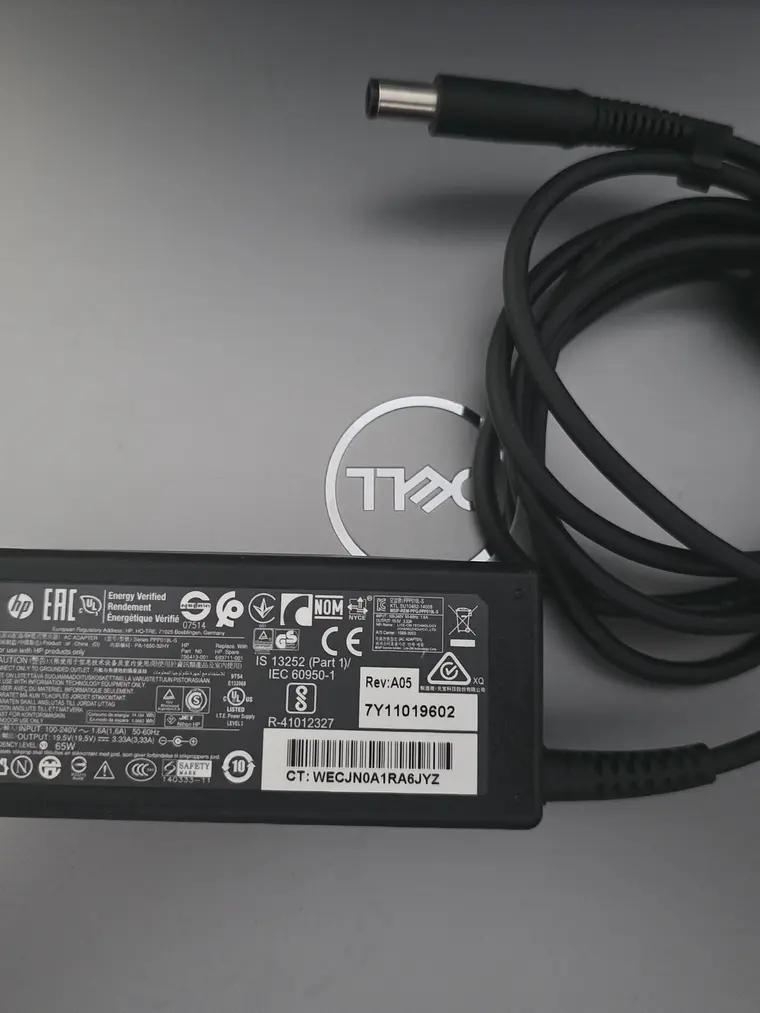 Carregador Original HP 65W - 19.5V 3.33A - 7.4mm 1