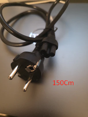 Cabo 220V Padrao Europeu 150cm Para HP e Dell