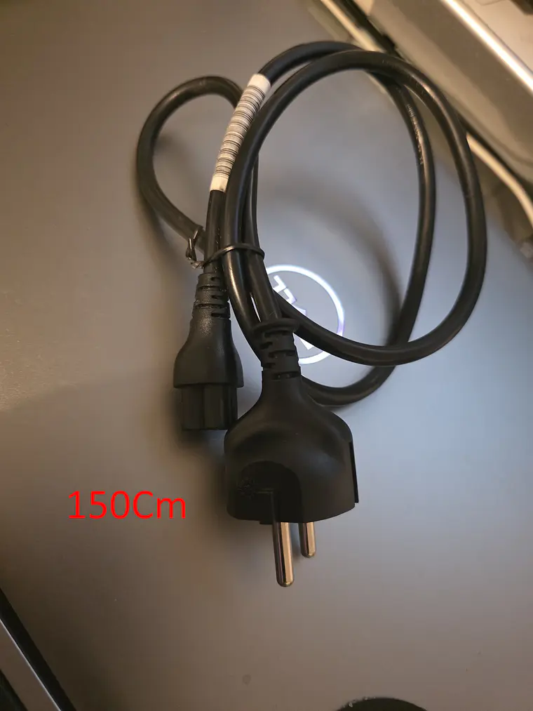 Cabo 220V Padrao Europeu 150cm Para HP e Dell 2