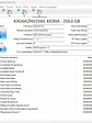 Kioxia 256GB NVMe M.2 KXG6AZNV256G Entre 70% e 90% Saude - Thumbnail 3