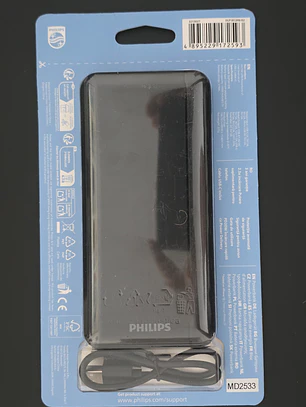 Powerbank Philips 10000 mAh PD 20W — Novo