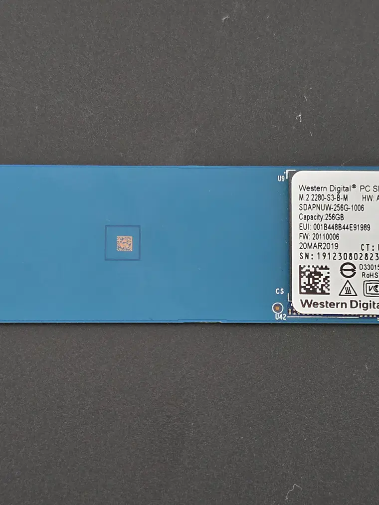 WD SN520 256GB NVMe M.2 2280 2