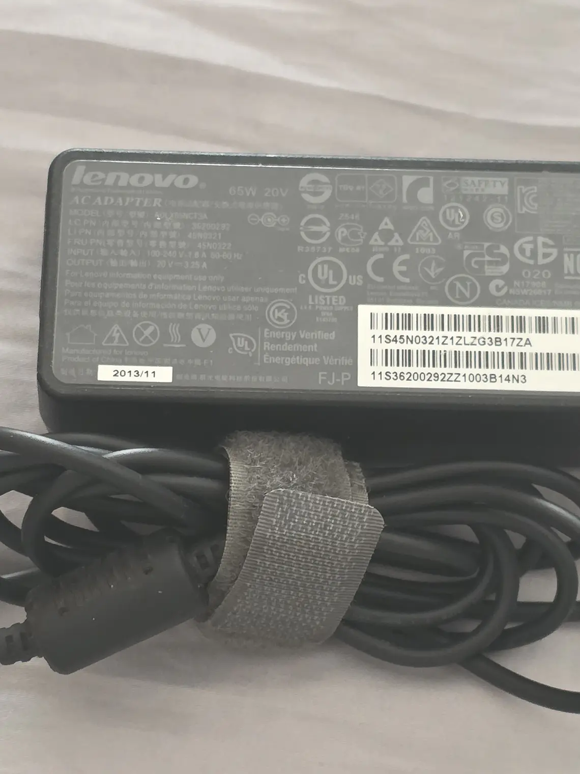 Carregador Lenovo 65W 20V 3.25A - 45N0321 2