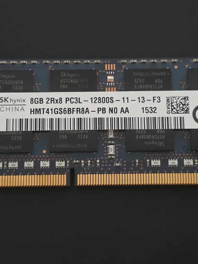 Memória RAM 8GB DDR3L 1600MHz SK Hynix Laptop 1