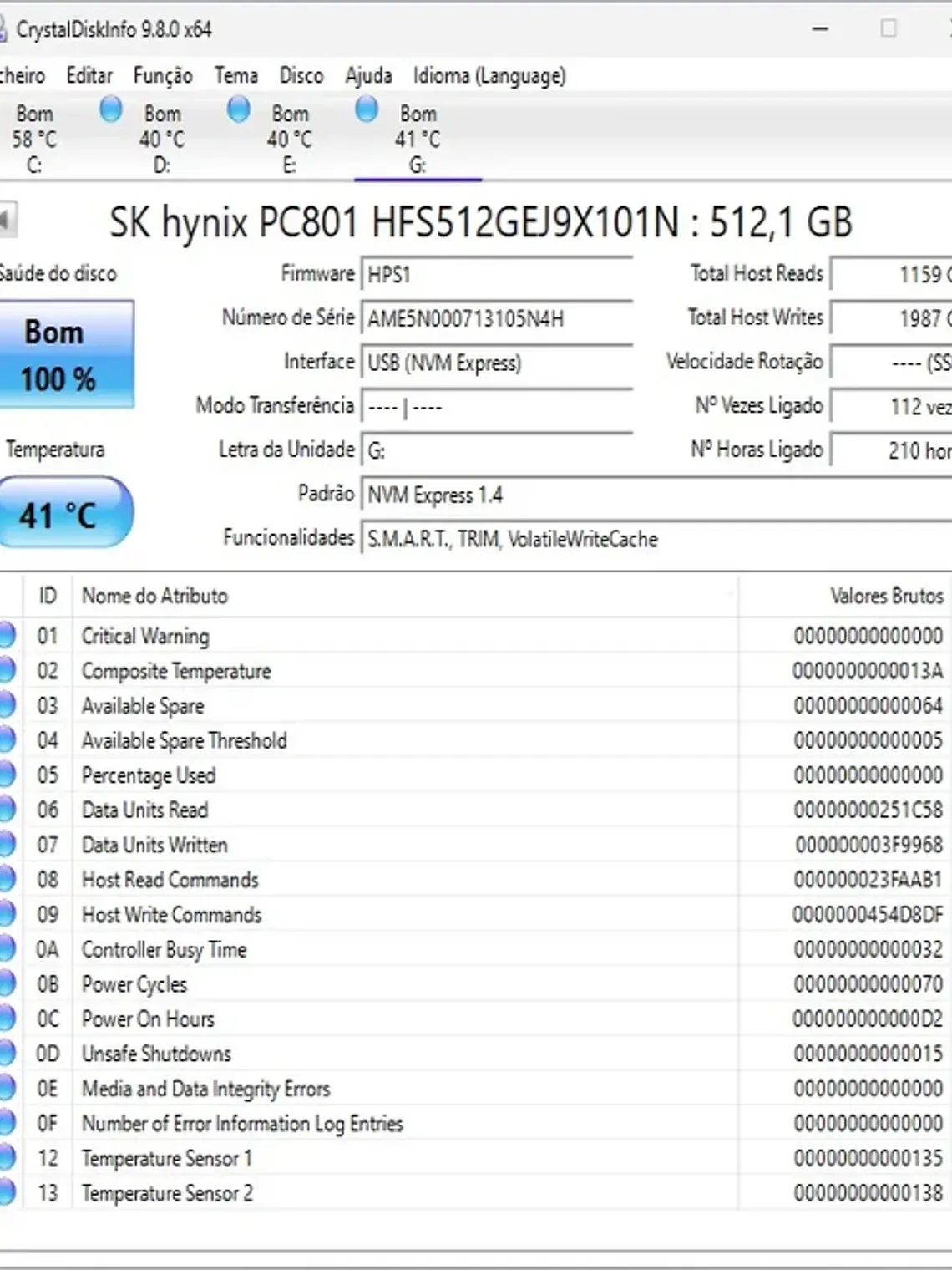 Nvme 512Gb - Váriado - Escolha o seu 1