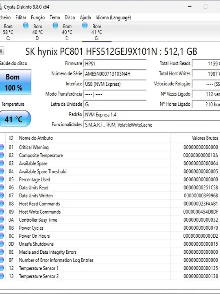 Nvme 512Gb - Váriado - Escolha o seu 1
