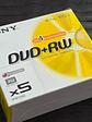Caixa com 5 Sony DVD+RW 4x — (4.7GB) - Thumbnail 1