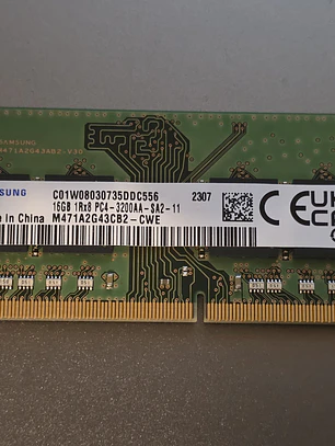 RAM Samsung 16GB DDR4 3200MHz SO-DIMM 1Rx8