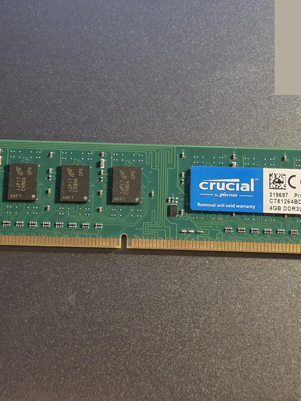 Memória RAM Crucial 4GB DDR3L 1600MHz DIMM - 579 1
