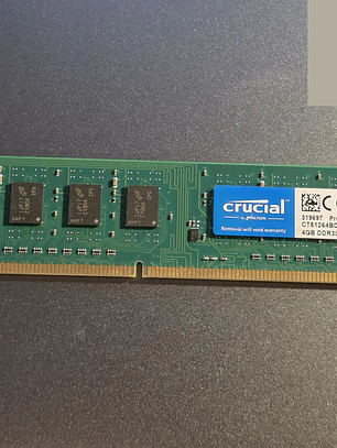Memória RAM Crucial 4GB DDR3L 1600MHz DIMM - 579