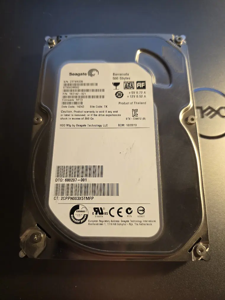 HDD Seagate Barracuda 500GB SATA 3.5
