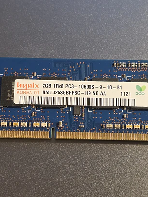 RAM Hynix 2GB DDR3 1333MHz SO-DIMM - 584