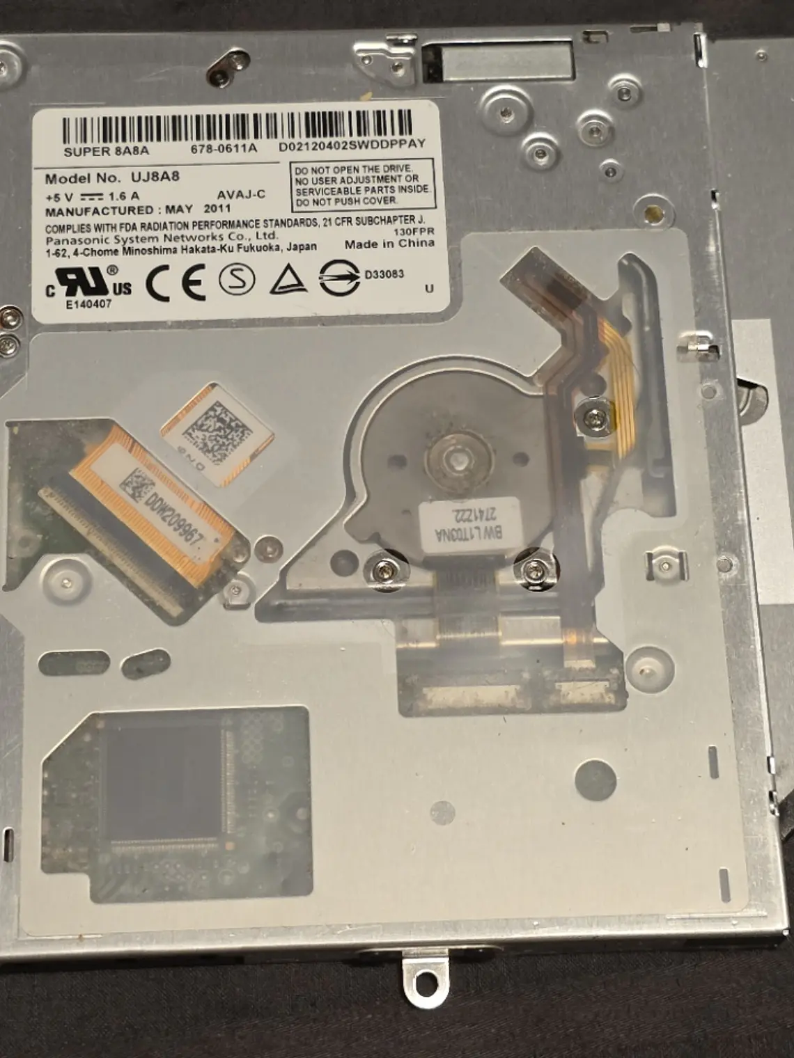 Peças para o Mac A1278 Early 2011 EMC 2419 - 582 16