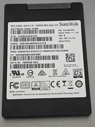 SSD SanDisk X300s 256GB SATA 2.5