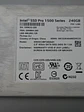 SSD Intel Pro 1500 Series 240GB SATA 2.5