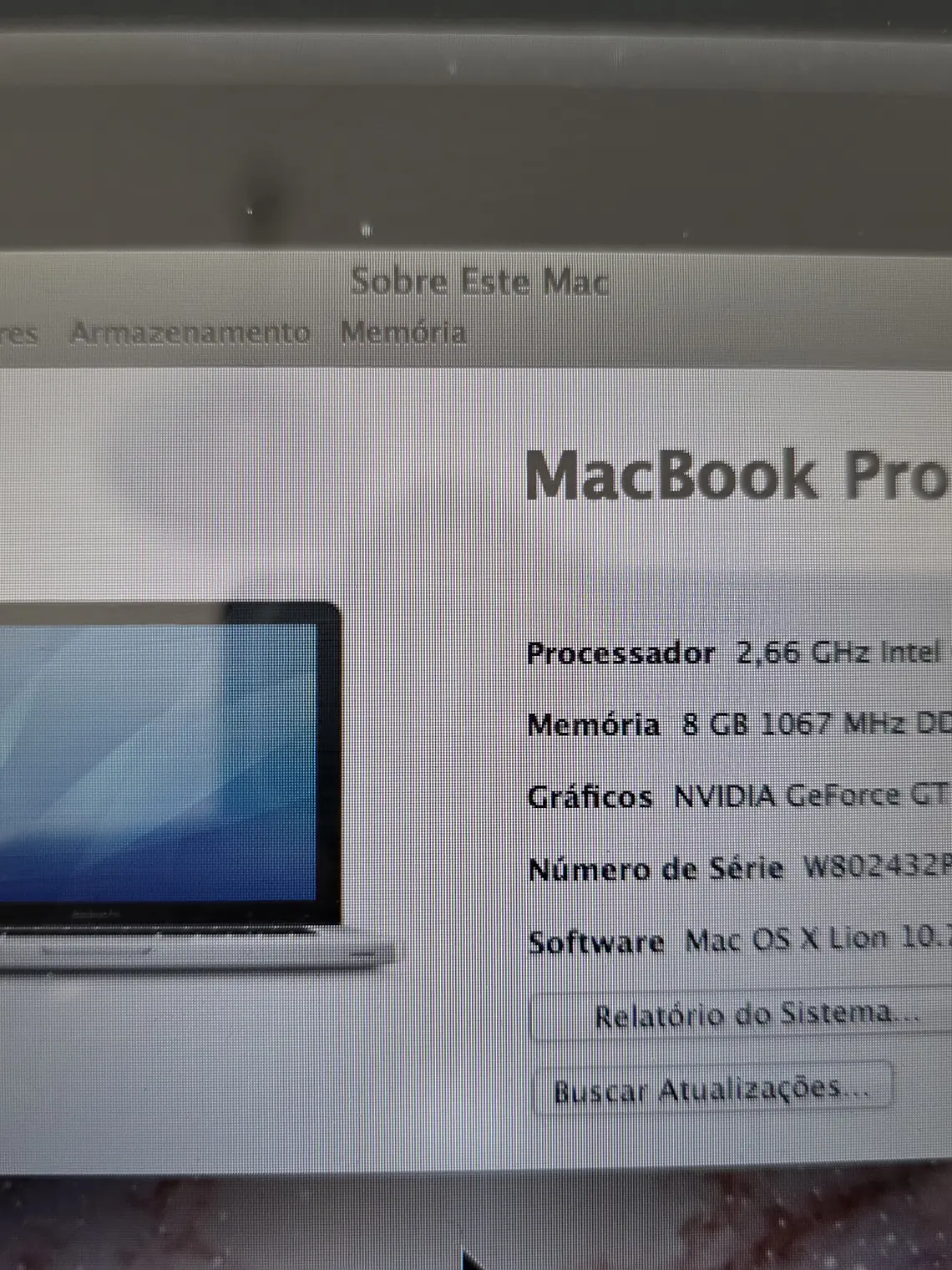 Peças para MacBook Pro 