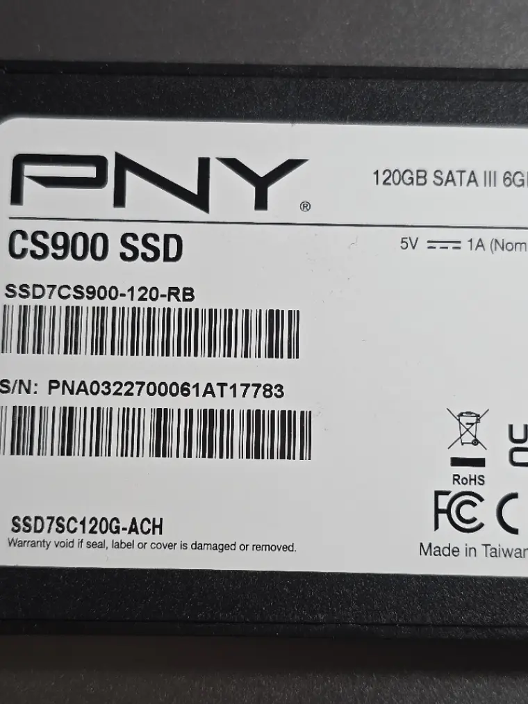SSD PNY CS900 120GB SATA III 2.5