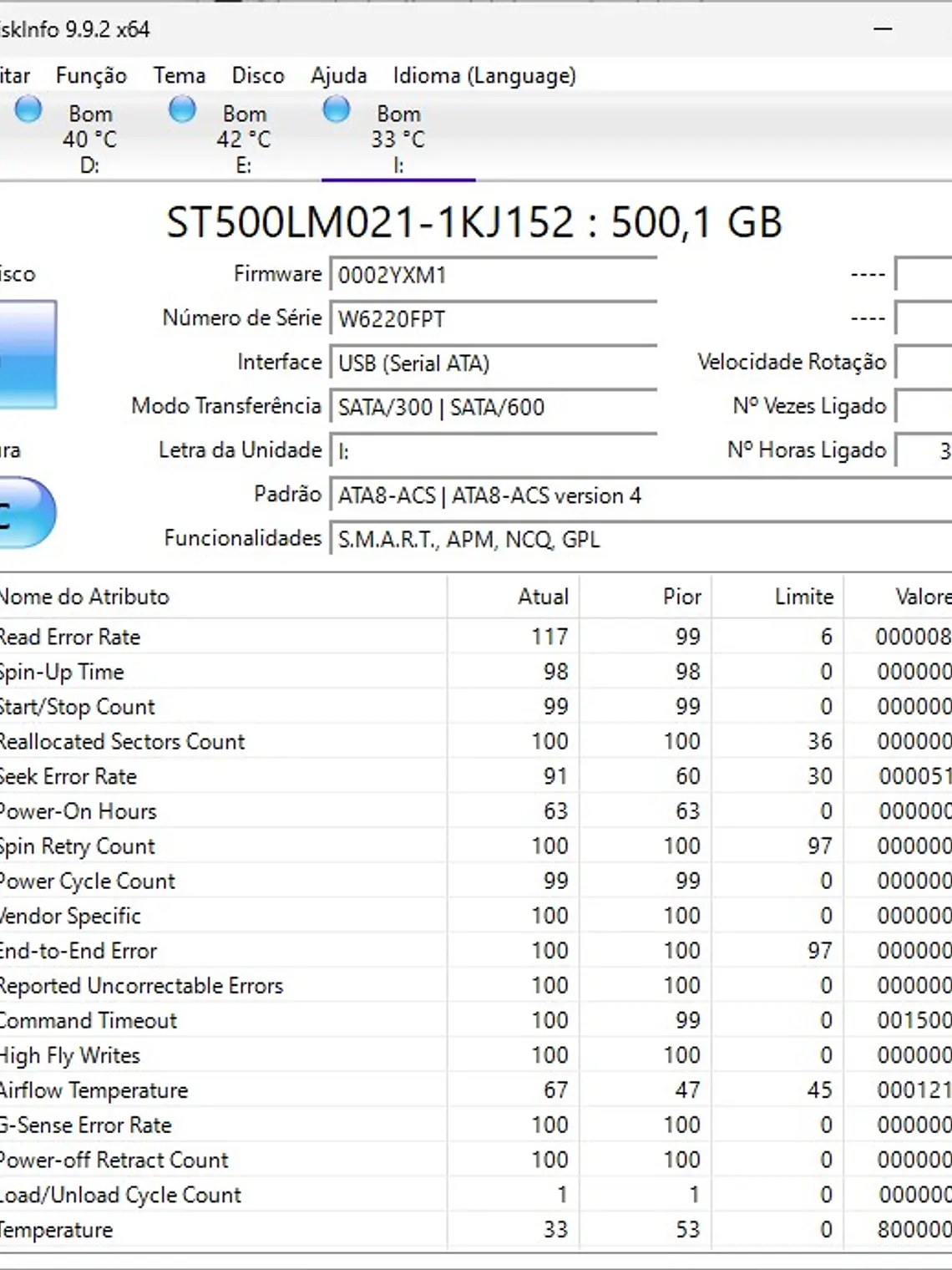 HDD Seagate Video 2.5 ST500LM021 500GB 7.2K 2