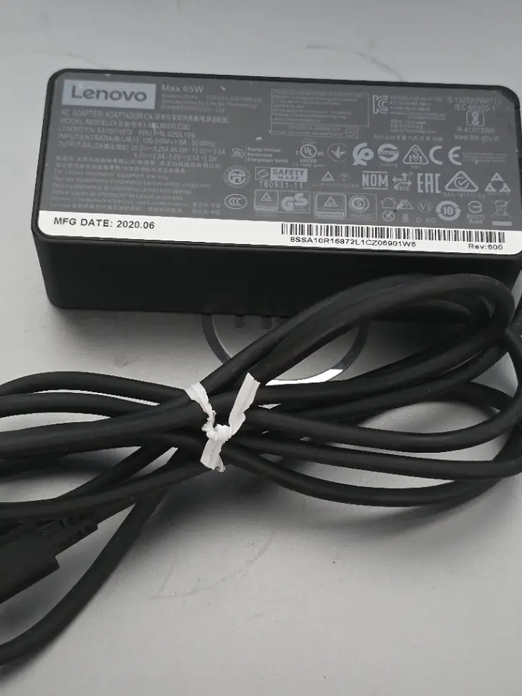 Carregador Lenovo 65W USB-C 20V 3.25A 65W 1