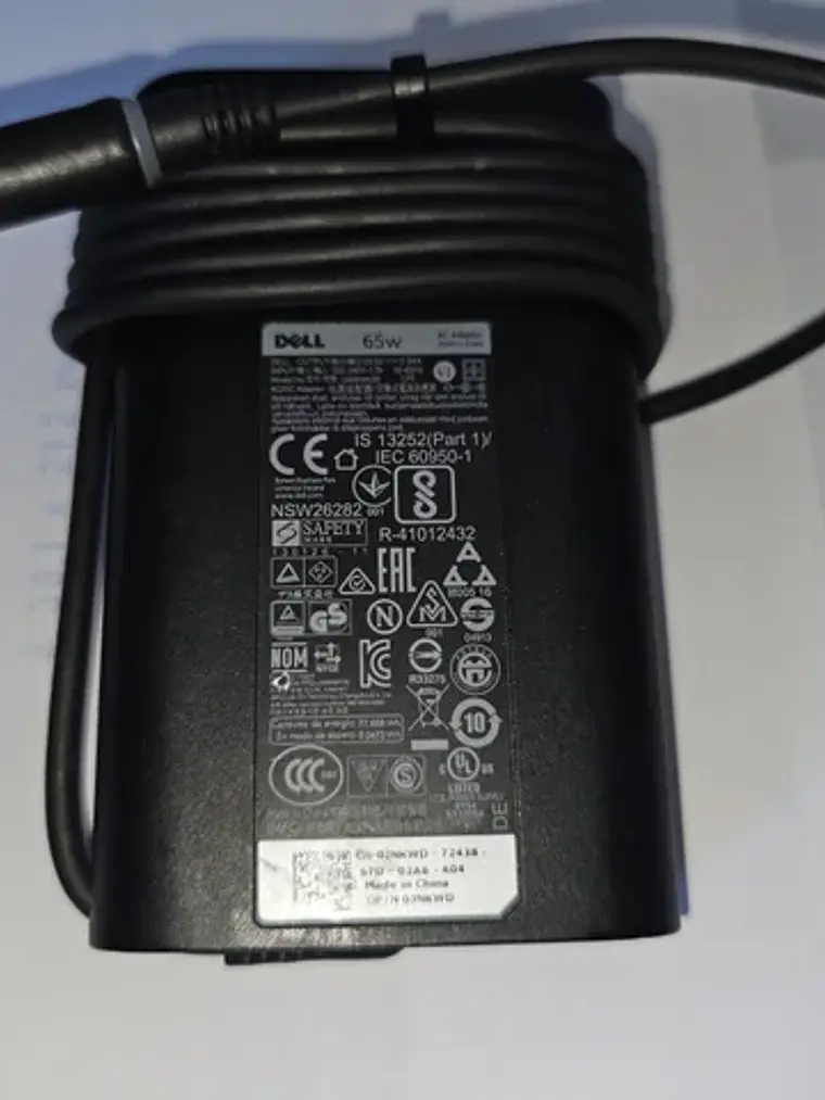 Carregador Original Dell 65W 19,5V 3,34A 1