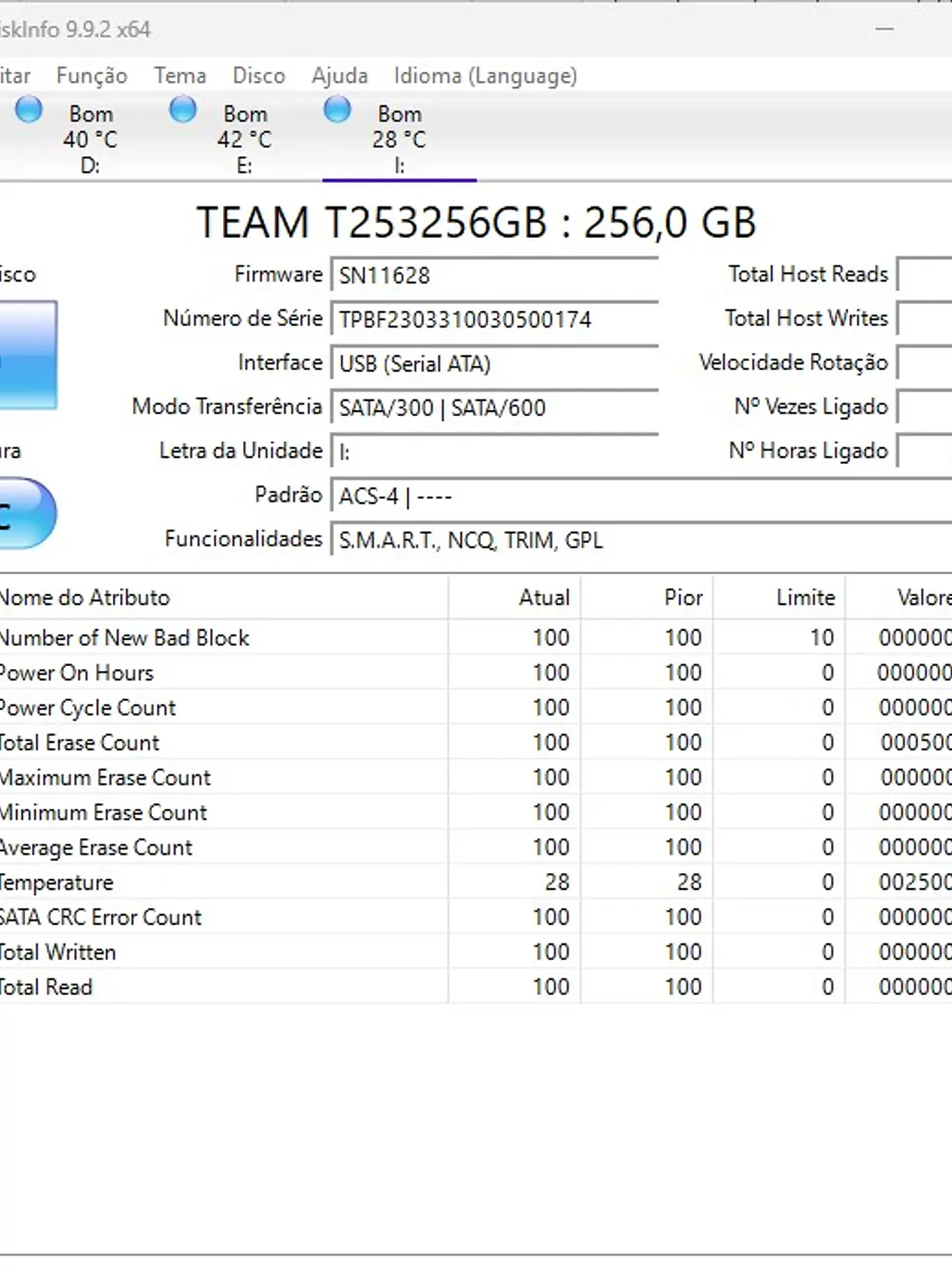 SSD TeamGroup CX2 256GB SATA 2,5
