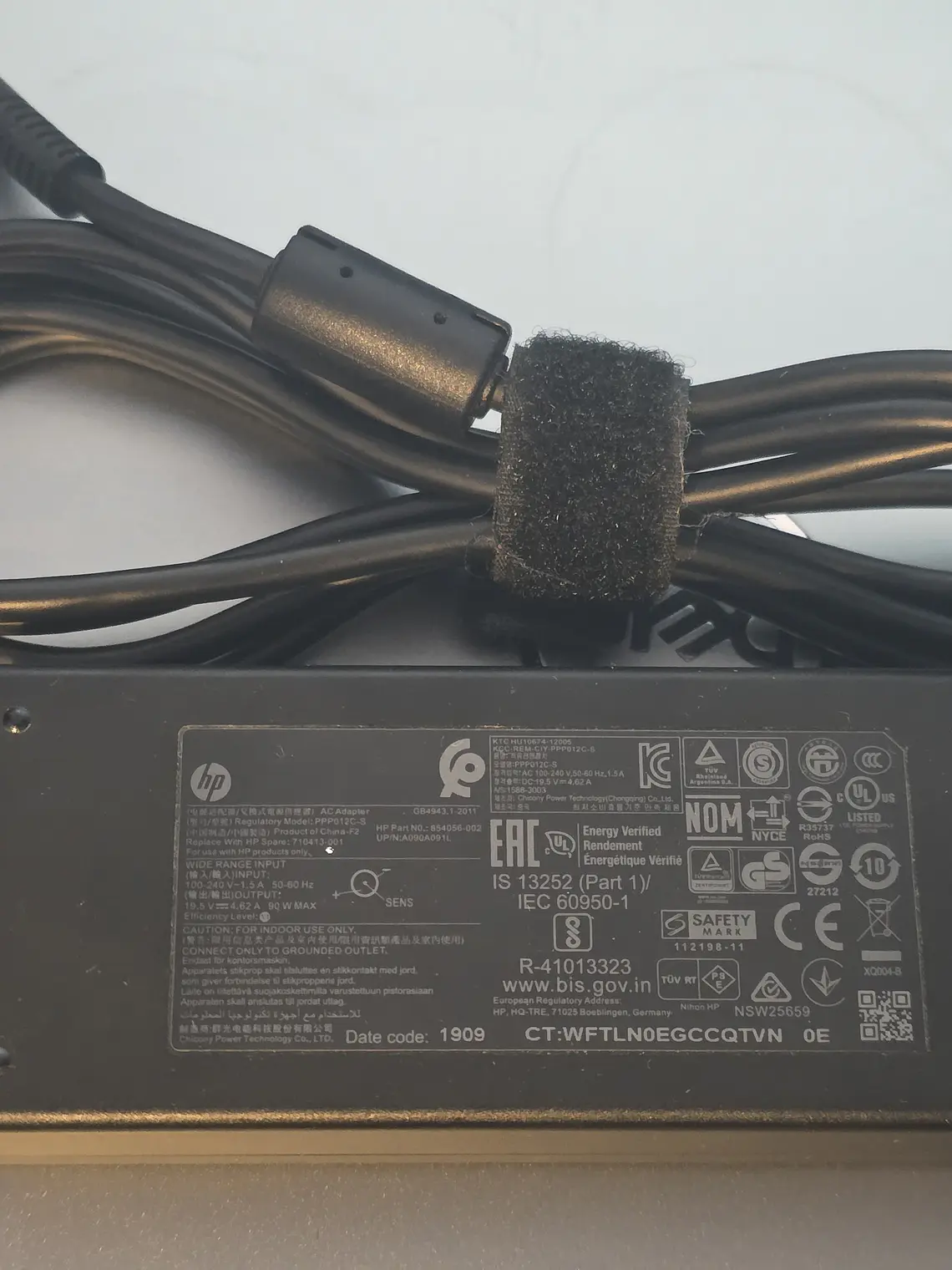Carregador HP 90W 19.5V 4.62A PPP012C-S 4.5mm 1