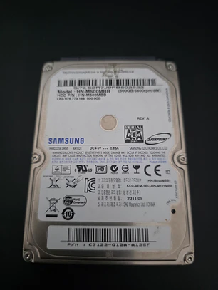HDD Samsung 500GB SATA 2,5