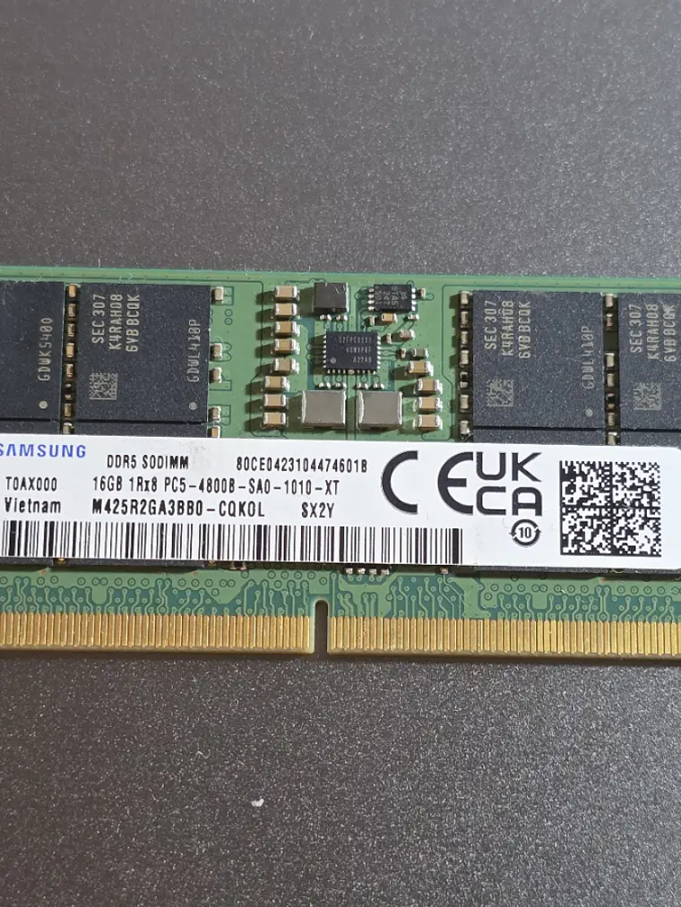 RAM Samsung 16GB DDR5 4800MHz SO-DIMM 1
