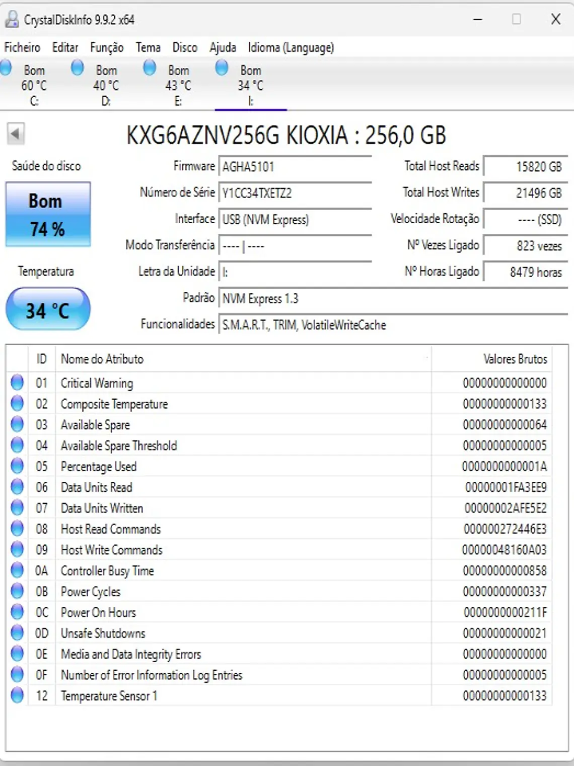 Nvme 256Gb - Váriado - Escolha o seu. 2