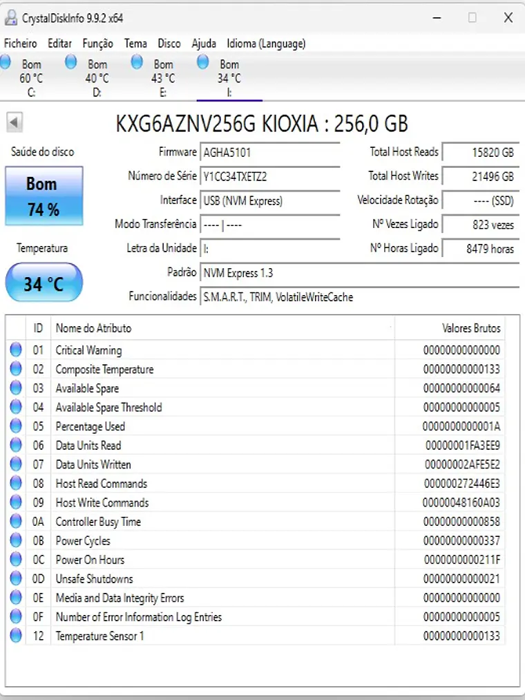 Nvme 256Gb - Váriado - Escolha o seu. 2