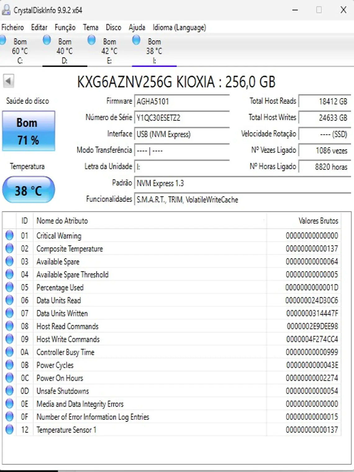Nvme 256Gb - Váriado - Escolha o seu. 5