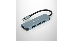 Hub Tipo-c 4 Puertos Usb-a 3.0 Tecmaster Tm-100555