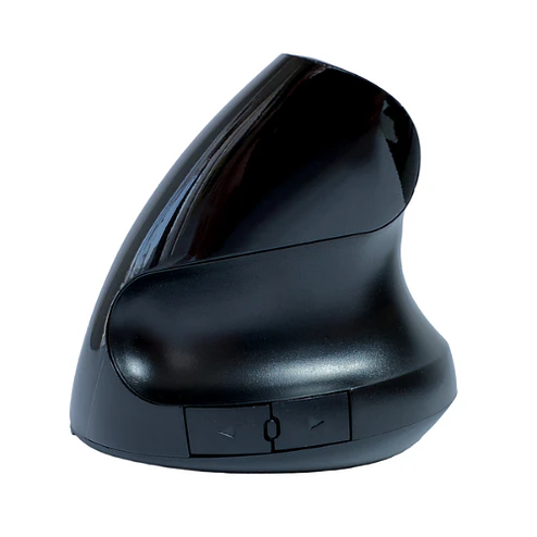 Mouse Vertical Ergonómico Inalámbrico Recargable Tecmaster Color Negro 3
