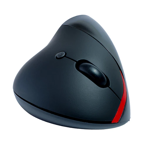 Mouse Vertical Ergonómico Inalámbrico Recargable Tecmaster Color Negro 2