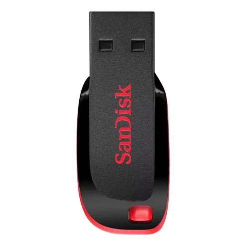 Sandisk  64gb modelo Cruzer Blade Color negro y rojo 3