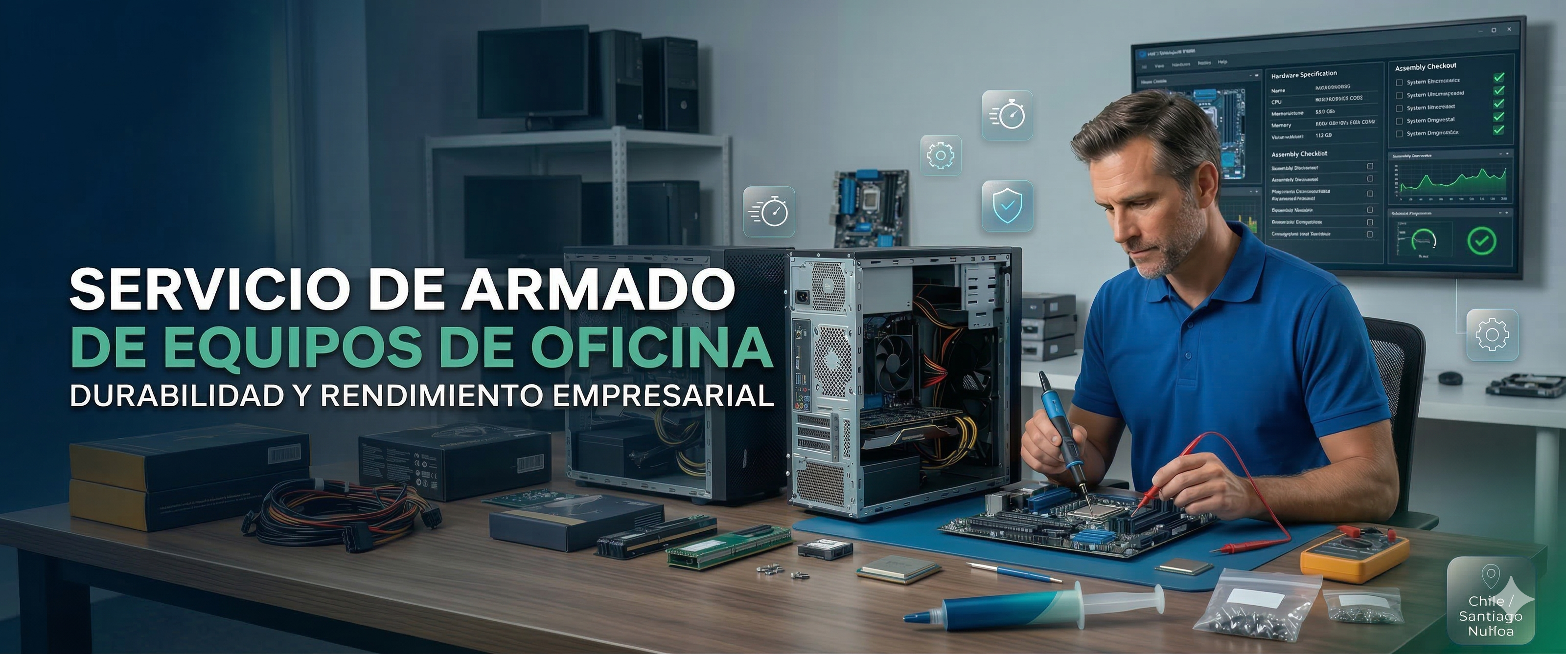 Servicio Integral: Armado y Configuración Equipos de Oficina 1