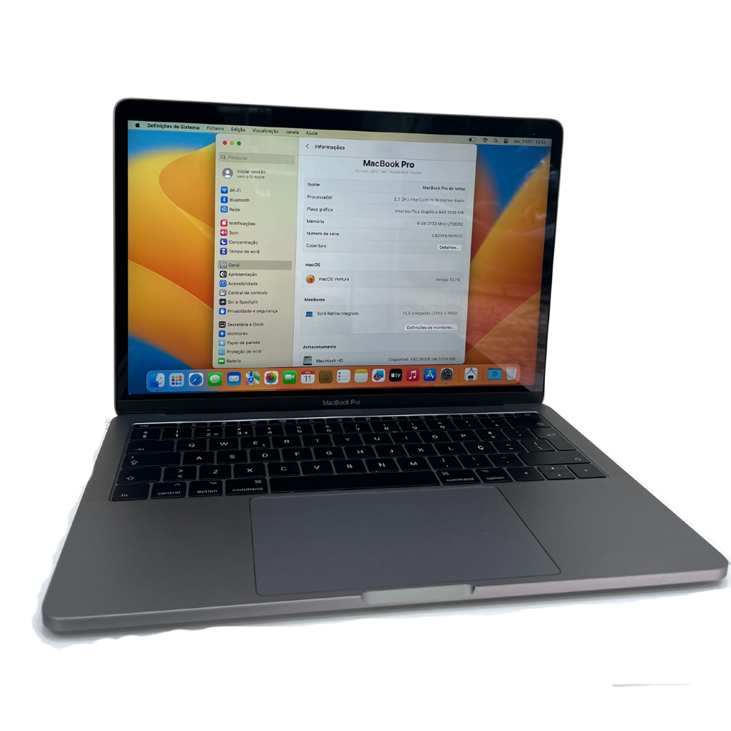 MacBook Pro 13'' (2017) i5 8GB RAM 256GB SSD 1