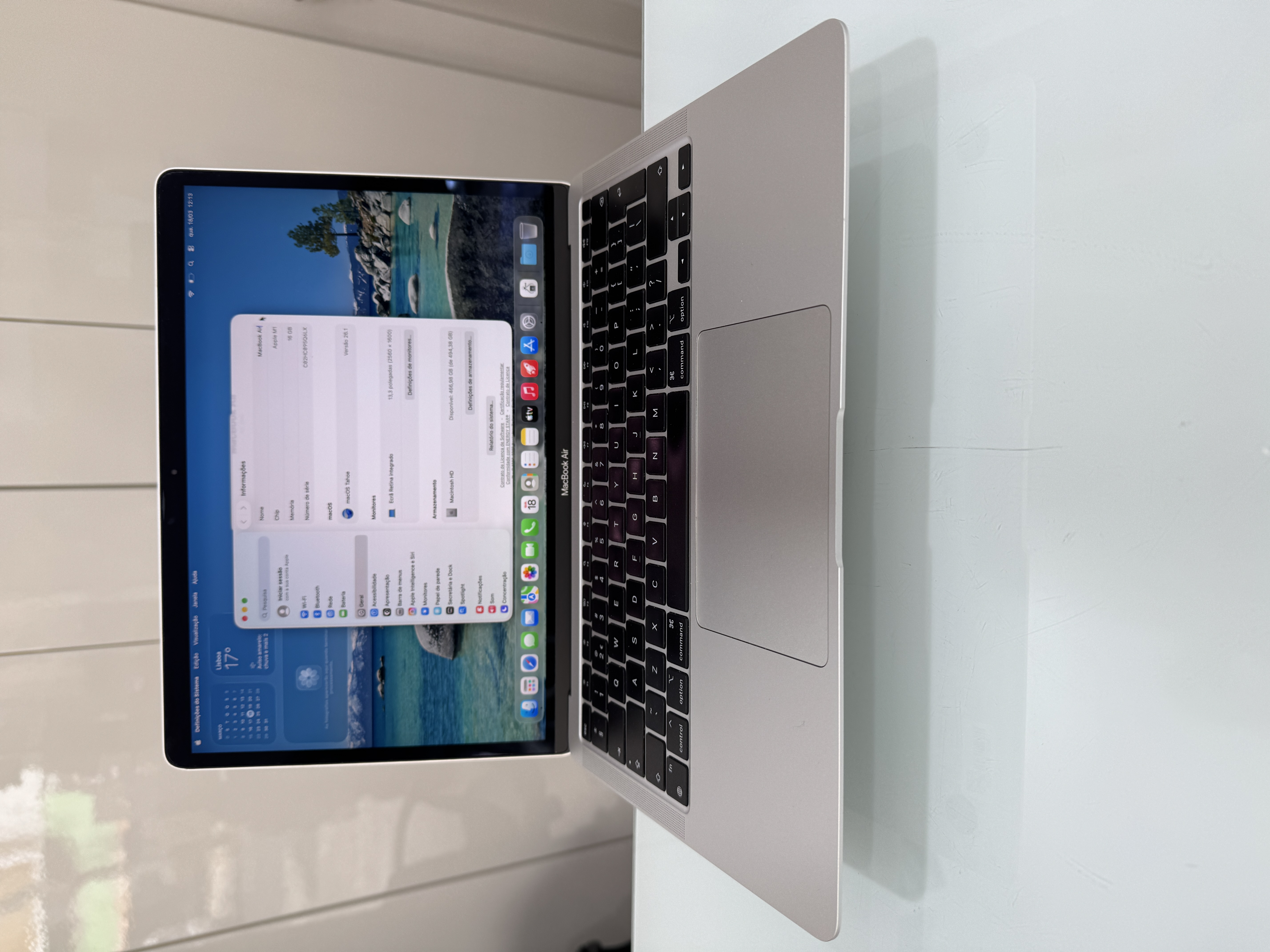 MacBook Air 13'' (2022) M1 16GB RAM 500GB SSD