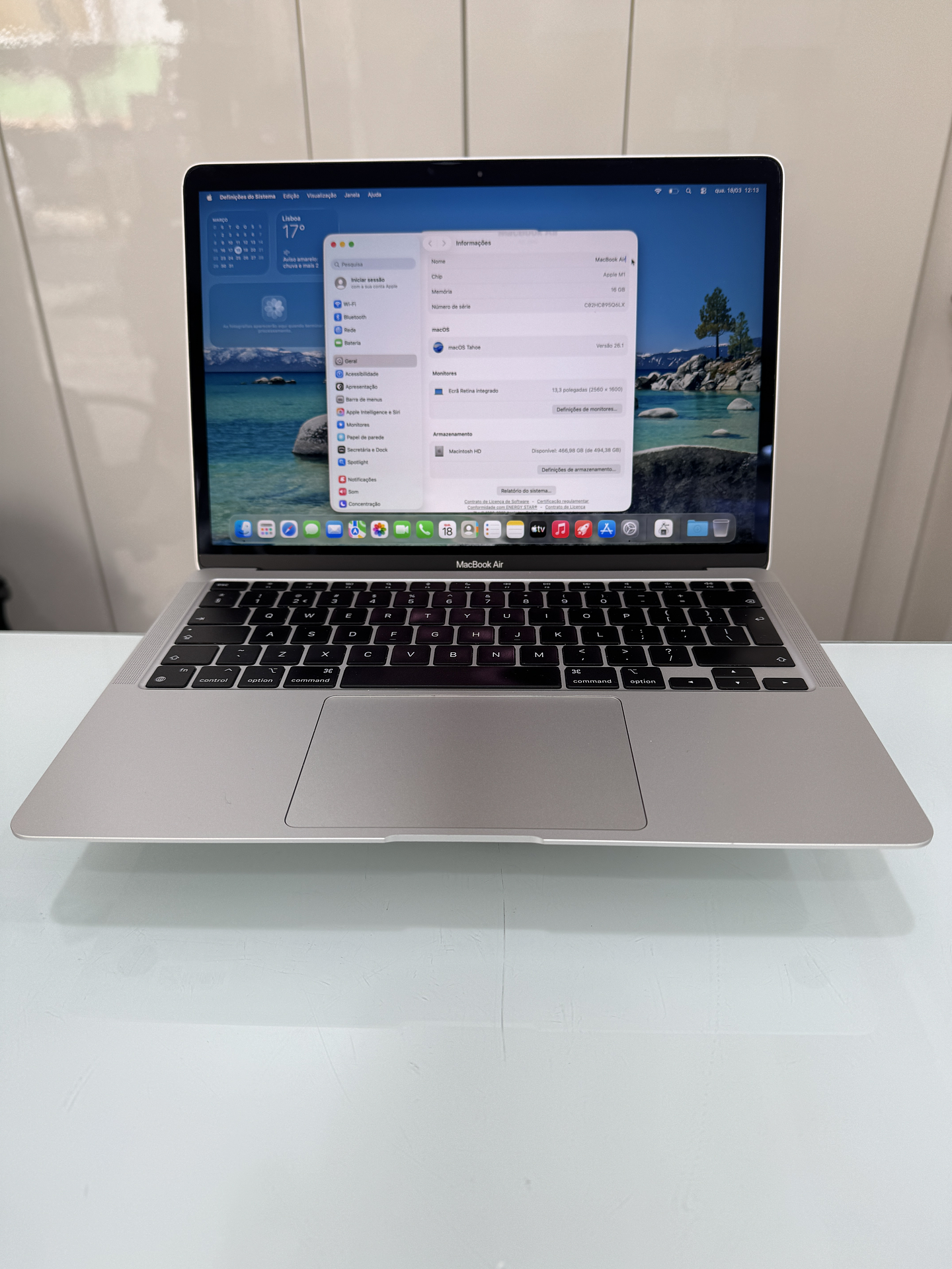 MacBook Air 13'' (2022) M1 16GB RAM 500GB SSD 1