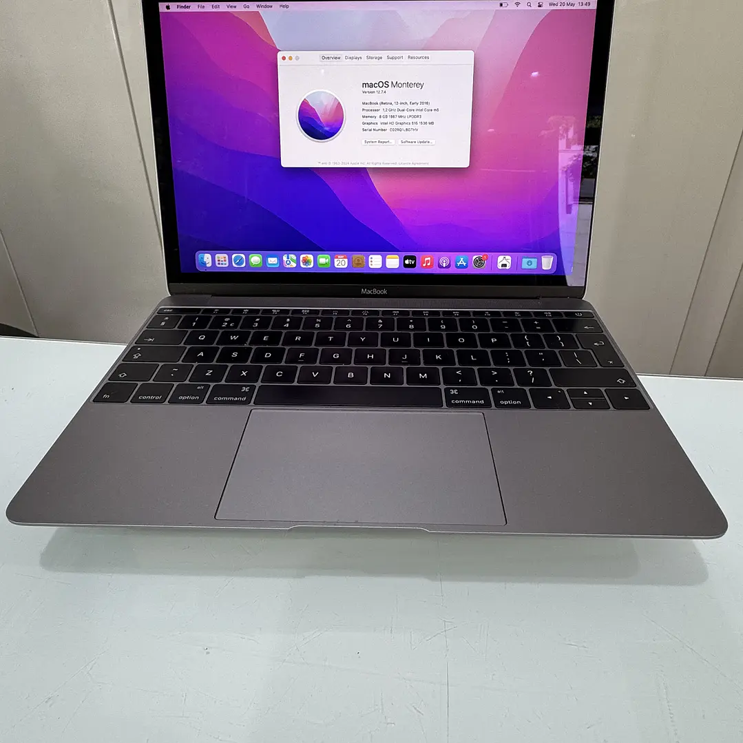 MacBook 12 2015 M5 8GB RAM 500GB SSD 1