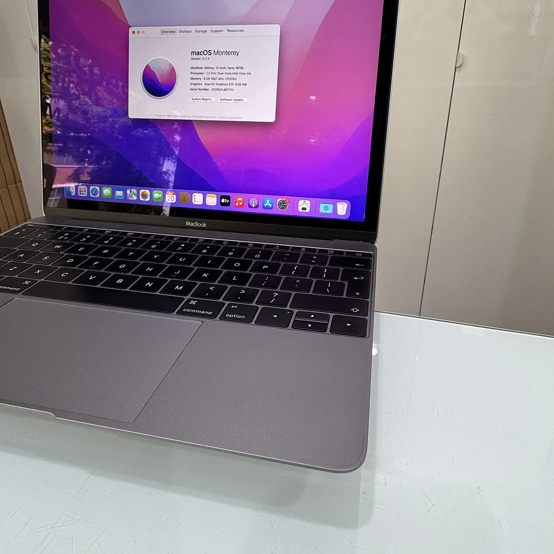 MacBook 12 2015 M5 8GB RAM 500GB SSD 2