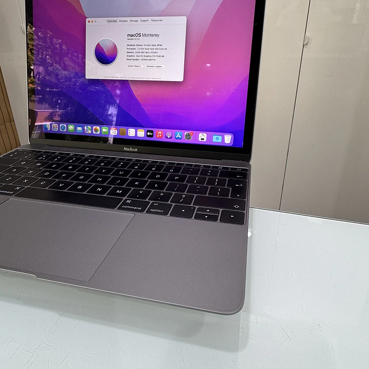 MacBook 12 2015 M5 8GB RAM 500GB SSD 2