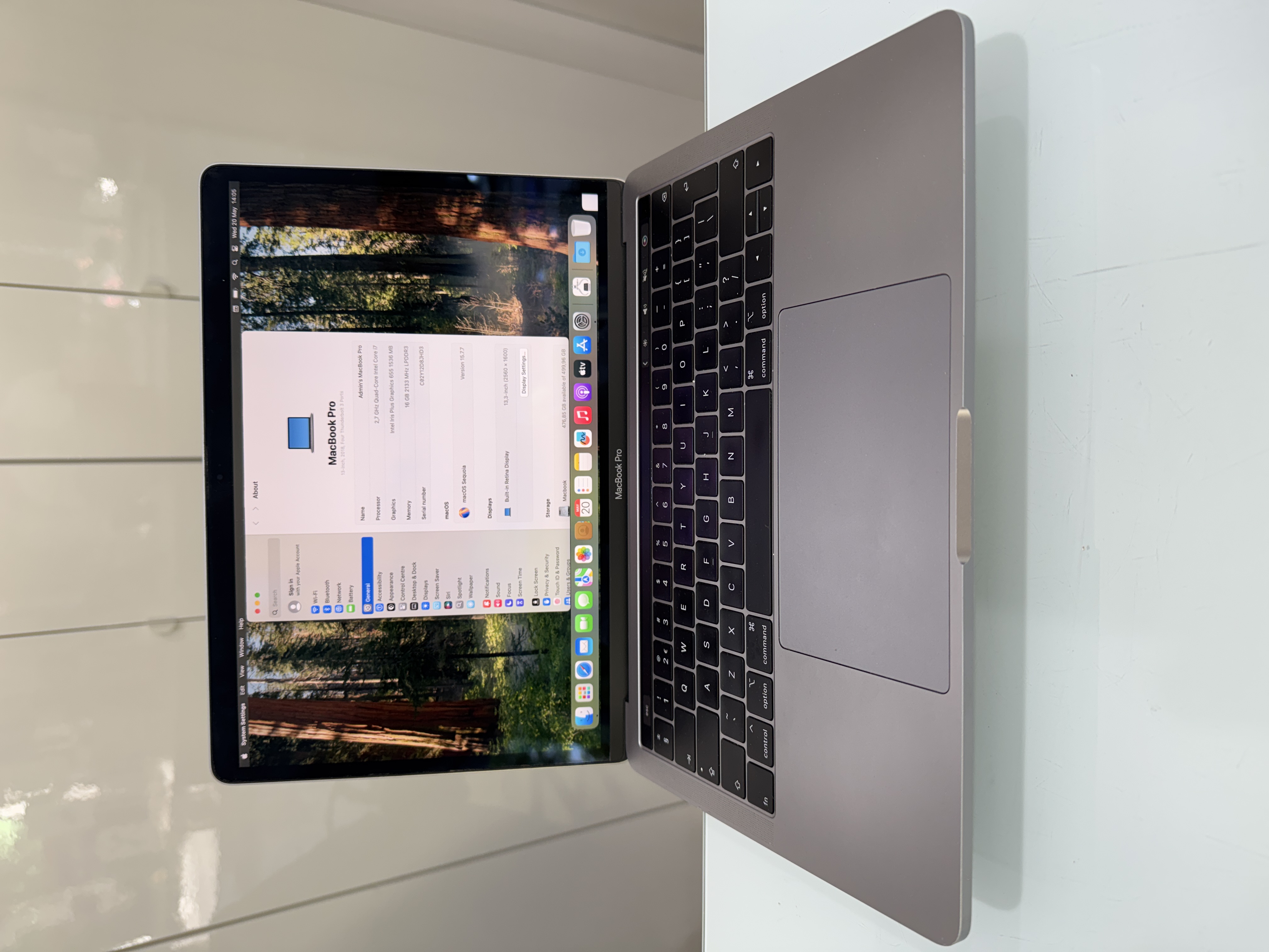 MacBook Pro 13'' TouchBar A1989 (2019) i7 16GB RAM 500GB SSD