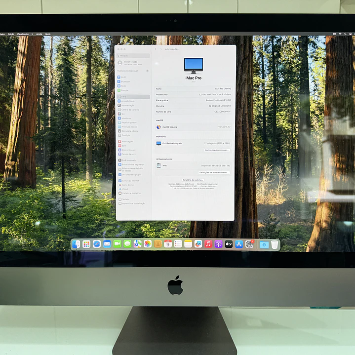 iMac Pro Late 2017 5K Intel(R) Xeon(R) W-2140B CPU @ 3.20GHz 32GB RAM 1TB SSD 2