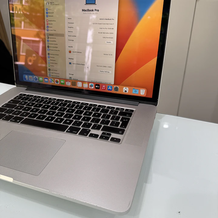 MacBook Pro 15 Retina 2014 i7 16GB RAM 500GB SSD  3
