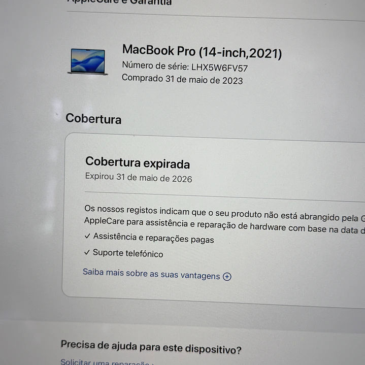 MacBook Pro 14'' (2023) M1 Pro 32GB RAM 500GB SSD GRADE A 6