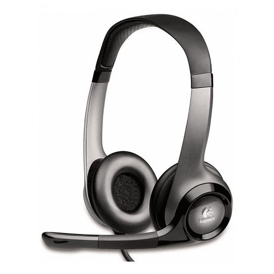 Audífonos con Micrófono H390 Logitech ClearChat Comfort , Alámbrico, USB, Negro - Image 1