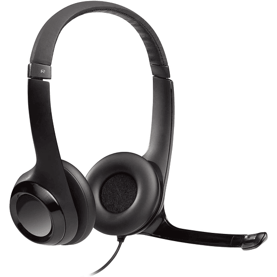 Audífonos con Micrófono H390 Logitech ClearChat Comfort , Alámbrico, USB, Negro - Image 4